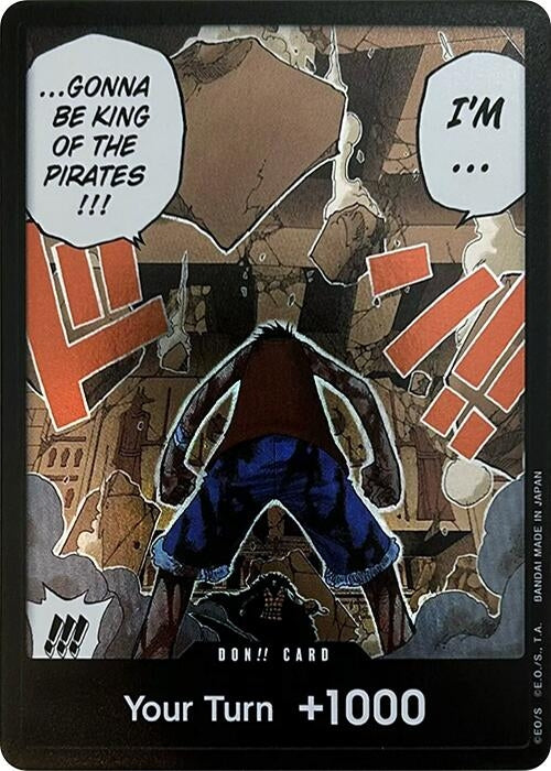 Image for DON!! Card (Luffy vs. Crocodile) (Devil Fruits Collection Vol. 1) (Foil) [One Piece Promotion Cards] - One Piece Card Game