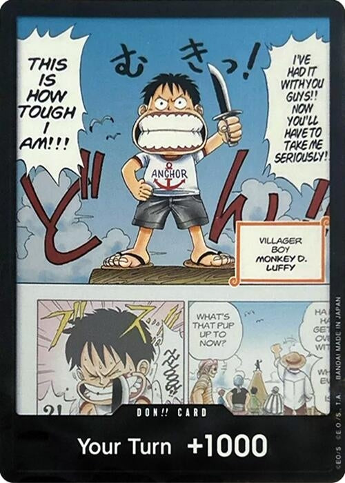 Image for DON!! Card (Young Luffy) (Devil Fruits Collection Vol. 1) (Foil) [One Piece Promotion Cards] - One Piece Card Game