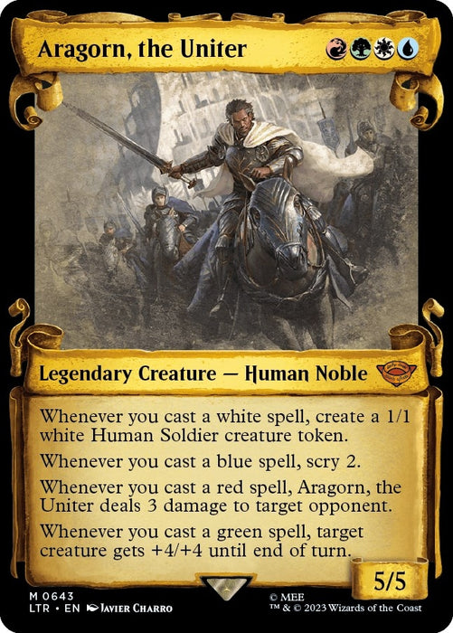 Image for Aragorn, the Uniter (Showcase Scrolls) (643) [Universes Beyond: The Lord of the Rings: Tales of Middle-earth] - Magic: The Gathering