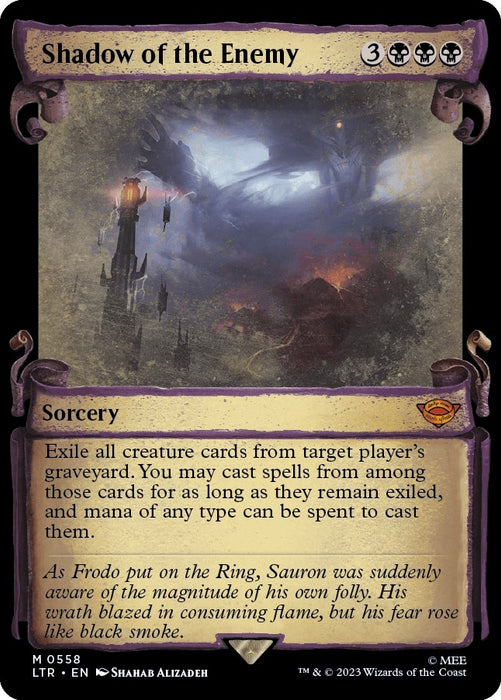 Image for Shadow of the Enemy (Showcase Scrolls) (558) (Foil) [Universes Beyond: The Lord of the Rings: Tales of Middle-earth] - Magic: The Gathering