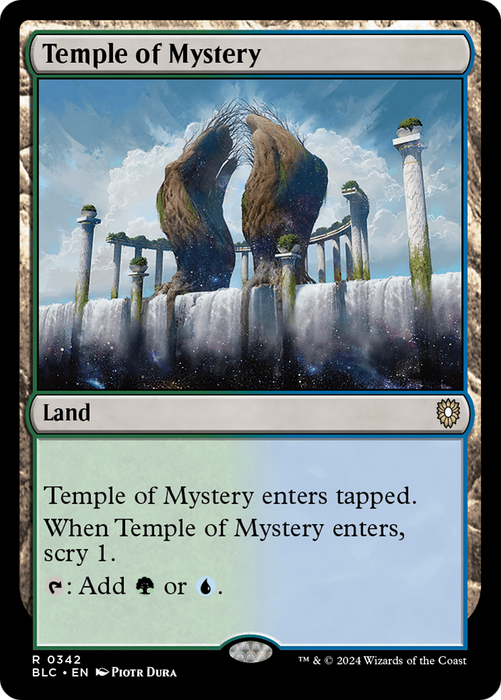 Temple of Mystery [BLC-342] - Bloomburrow Commander