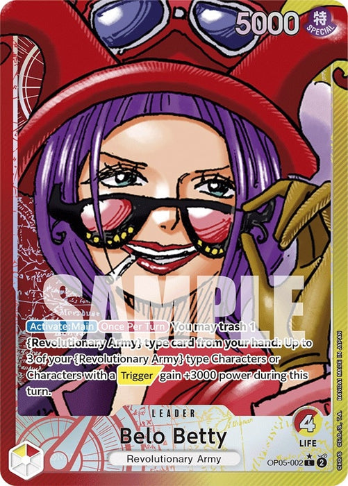 Belo Betty (002) (Alternate Art) (OP05-002) (Foil) [Awakening of the New Era]