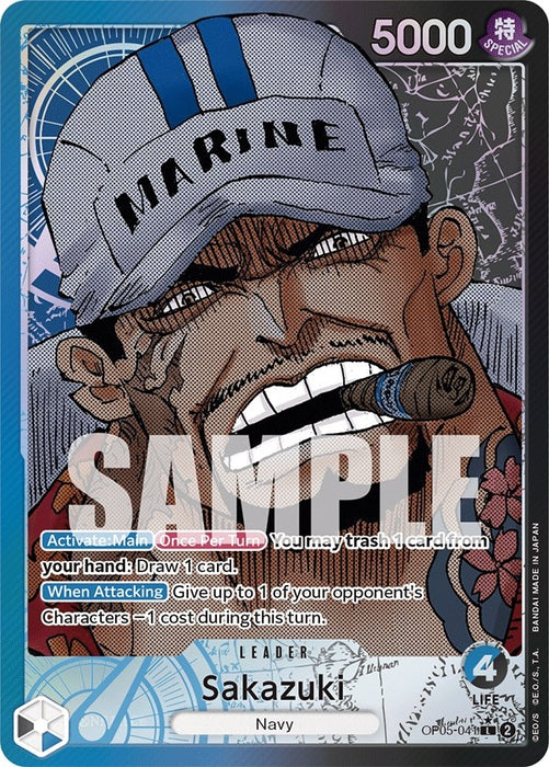 Sakazuki (Alternate Art) (OP05-041) (Foil) [Awakening of the New Era]