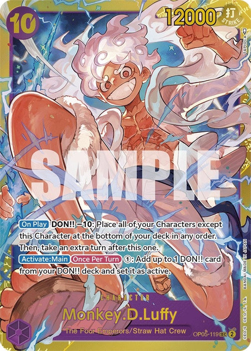 Image for Monkey.D.Luffy (119) (OP05-119) (Foil) [Awakening of the New Era] - One Piece Card Game