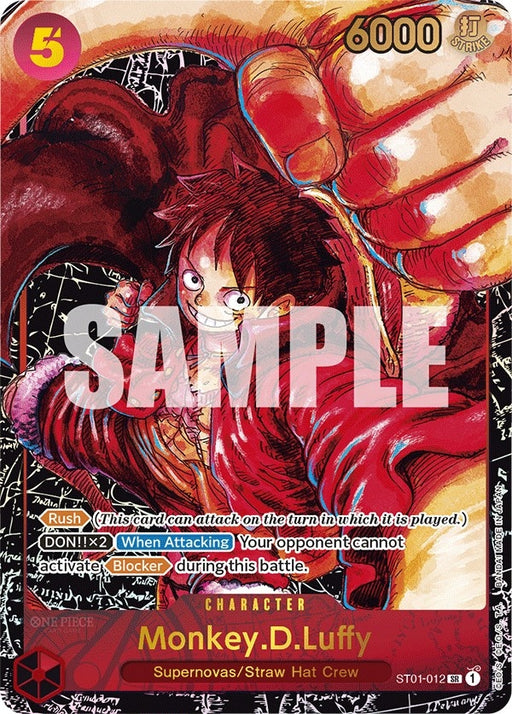 Image for Monkey.D.Luffy (012) (Alternate Art) (ST01-012) (Foil) [Awakening of the New Era] - One Piece Card Game