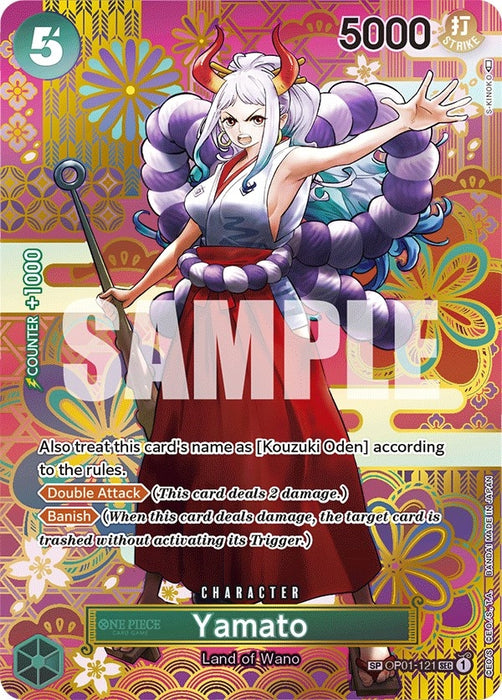 Image for Yamato (SP) (OP01-121) (Foil) [Awakening of the New Era] - One Piece Card Game