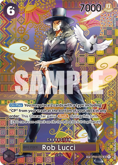 Image for Rob Lucci (092) (SP) (OP03-092) (Foil) [Awakening of the New Era] - One Piece Card Game