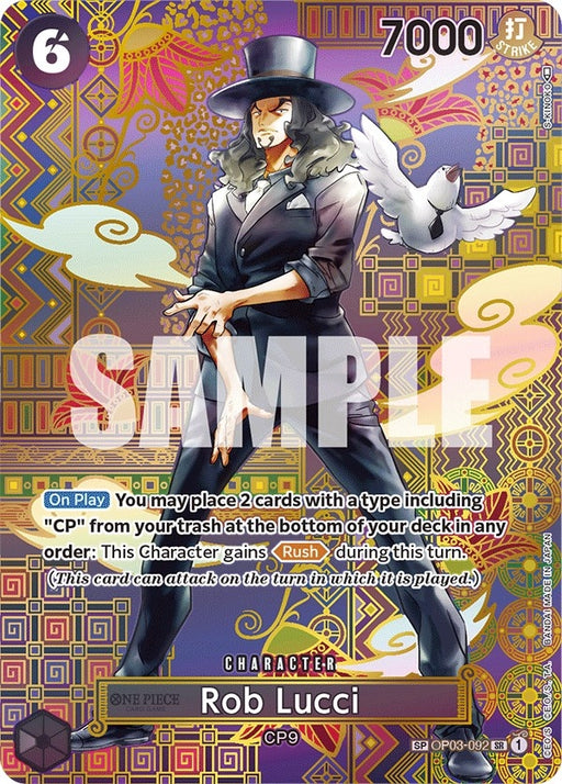 Image for Rob Lucci (092) (SP) (OP03-092) (Foil) [Awakening of the New Era] - One Piece Card Game