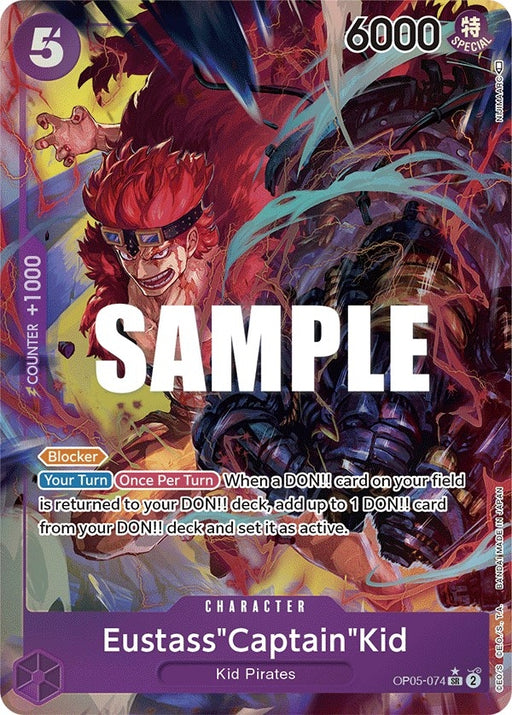 Image for Eustass"Captain"Kid (Alternate Art) (OP05-074) (Foil) [Awakening of the New Era] - One Piece Card Game