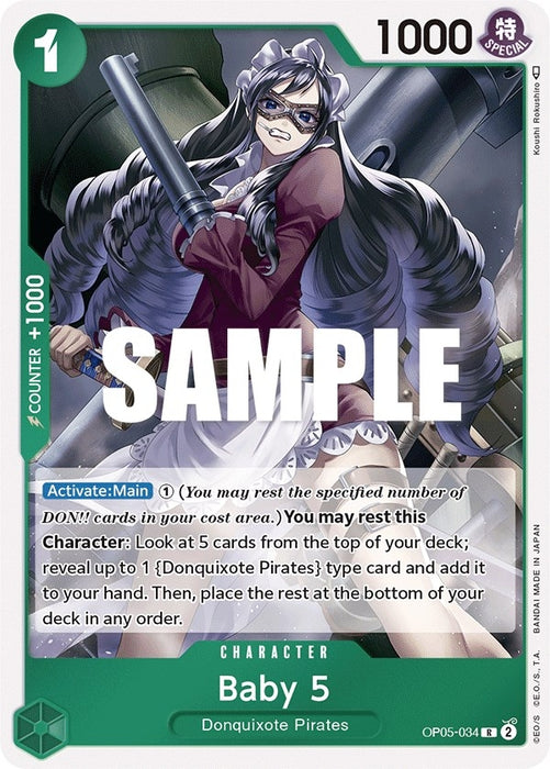 Baby 5 (034) (OP05-034) (Foil) [Awakening of the New Era]