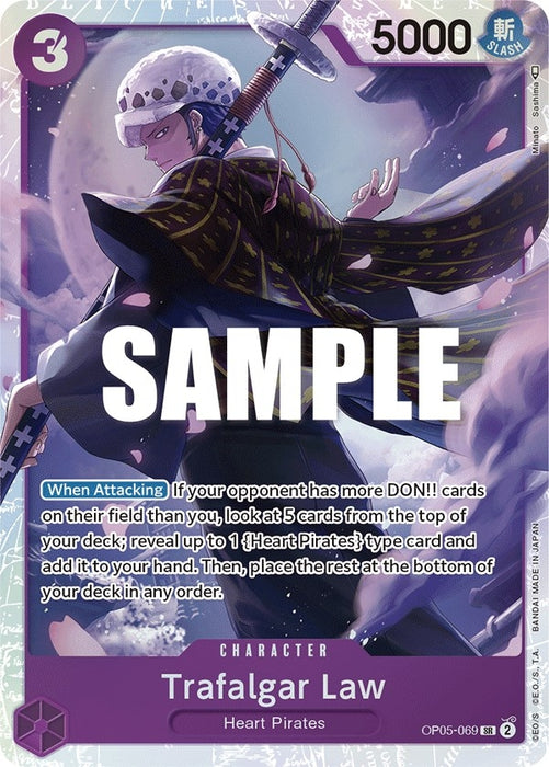 Trafalgar Law (069) (OP05-069) (Foil) [Awakening of the New Era]