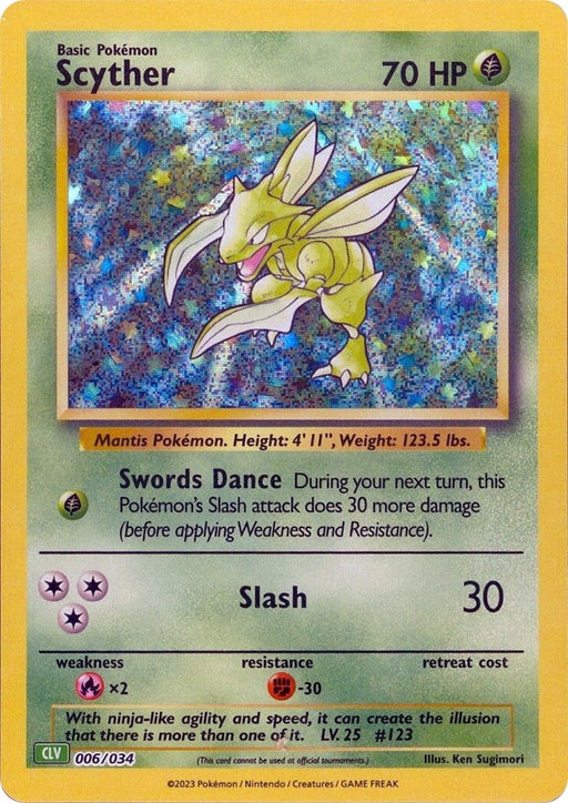 Image for Scyther (006/034) (Holofoil) [Trading Card Game Classic] - Pokemon