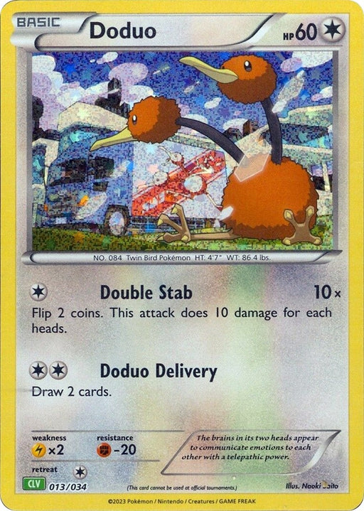 Image for Doduo (013/034) (Holofoil) [Trading Card Game Classic] - Pokemon