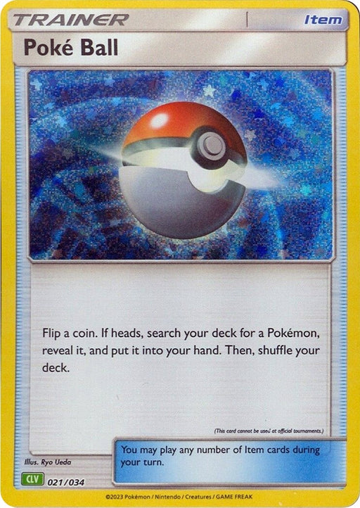 Image for Poke Ball (CLV) (021/034) (Holofoil) [Trading Card Game Classic] - Pokemon