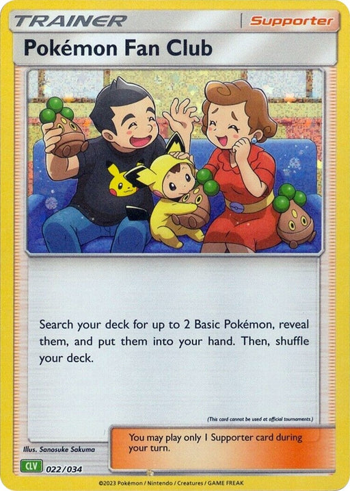 Image for Pokemon Fan Club (CLV) (022/034) (Holofoil) [Trading Card Game Classic] - Pokemon
