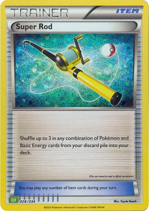 Image for Super Rod (CLV) (028/034) (Holofoil) [Trading Card Game Classic] - Pokemon