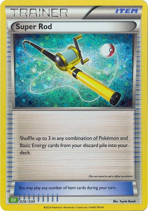 Image for Super Rod (CLV) (028/034) (Holofoil) [Trading Card Game Classic] - Pokemon