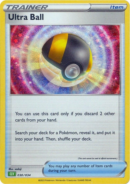 Image for Ultra Ball (CLV) (030/034) (Holofoil) [Trading Card Game Classic] - Pokemon