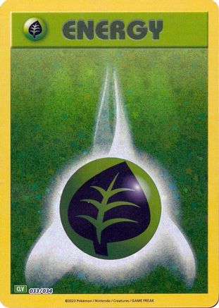 Basic Grass Energy (33) [Trading Card Game Classic]