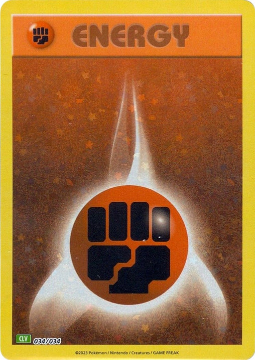 Image for Basic Fighting Energy (034/034) (Holofoil) [Trading Card Game Classic] - Pokemon