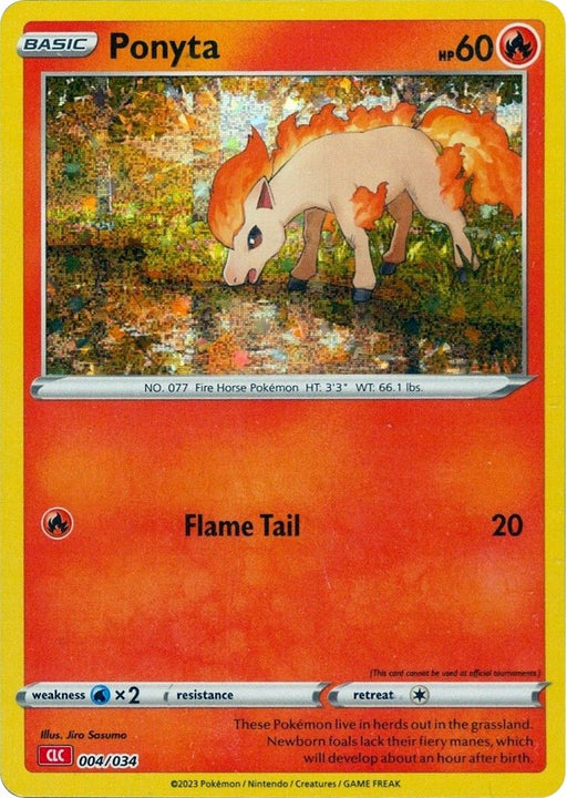 Image for Ponyta (004/034) (Holofoil) [Trading Card Game Classic] - Pokemon