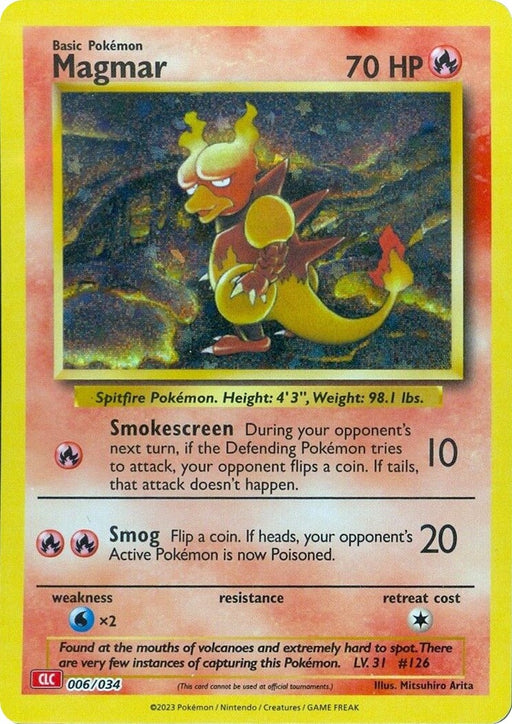 Image for Magmar (006/034) (Holofoil) [Trading Card Game Classic] - Pokemon