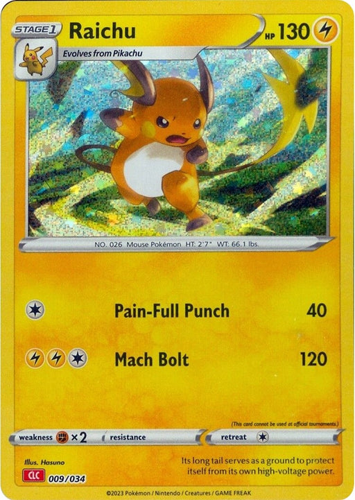 Image for Raichu (009/034) (Holofoil) [Trading Card Game Classic] - Pokemon