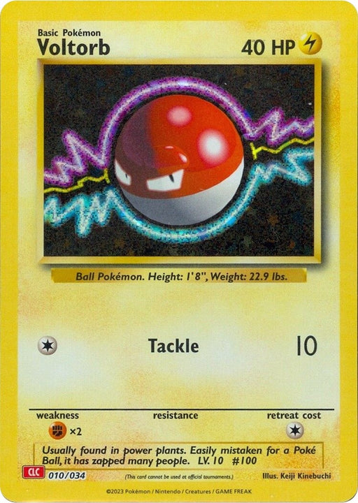Image for Voltorb (010/034) (Holofoil) [Trading Card Game Classic] - Pokemon