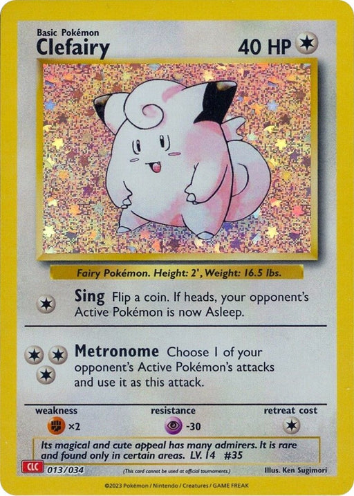 Image for Clefairy (013/034) (Holofoil) [Trading Card Game Classic] - Pokemon
