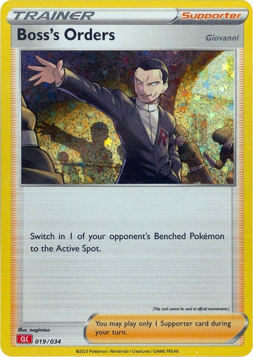 Image for Boss's Orders (CLC) (019/034) (Holofoil) [Trading Card Game Classic] - Pokemon