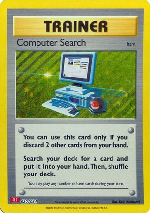 Computer Search (CLC) (20) Holofoil [Trading Card Game Classic]