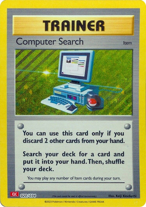 Image for Computer Search (CLC) (020/034) (Holofoil) [Trading Card Game Classic] - Pokemon
