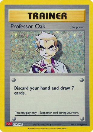 Professor Oak (CLC) (23) Holofoil [Trading Card Game Classic]