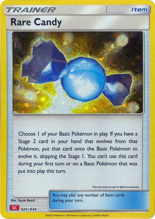 Image for Rare Candy (CLC) (024/034) (Holofoil) [Trading Card Game Classic] - Pokemon