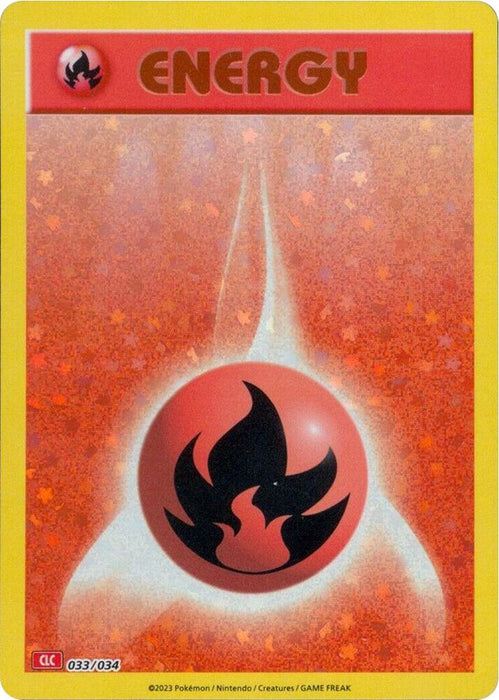 Fire Energy (033) [Trading Card Game Classic (CLC)] (Copy)