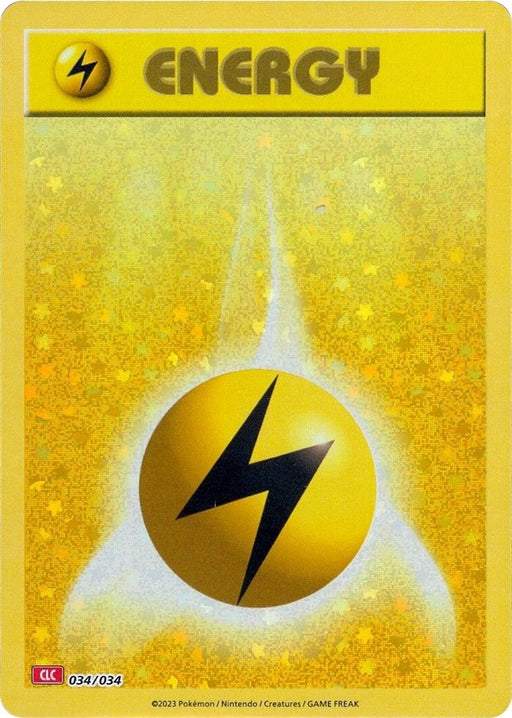 Image for Basic Lightning Energy (034/034) (Holofoil) [Trading Card Game Classic] - Pokemon