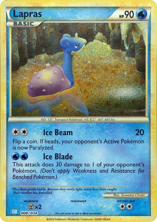 Image for Lapras (008/034) (Holofoil) [Trading Card Game Classic] - Pokemon