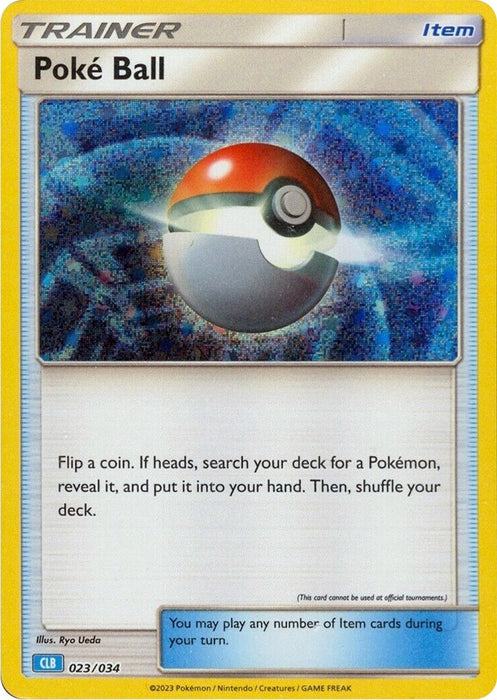 Image for Poke Ball (CLB) (023/034) (Holofoil) [Trading Card Game Classic] - Pokemon