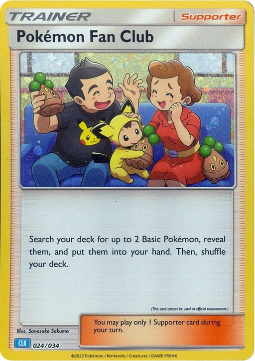 Image for Pokemon Fan Club (CLB) (024/034) (Holofoil) [Trading Card Game Classic] - Pokemon