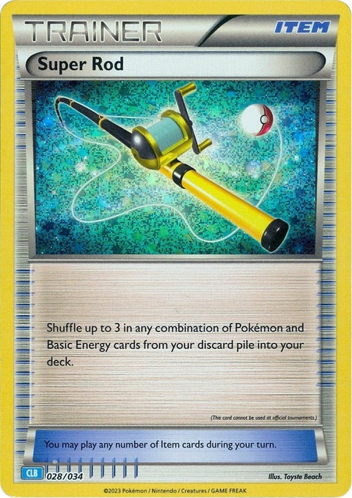 Image for Super Rod (CLB) (028/034) (Holofoil) [Trading Card Game Classic] - Pokemon