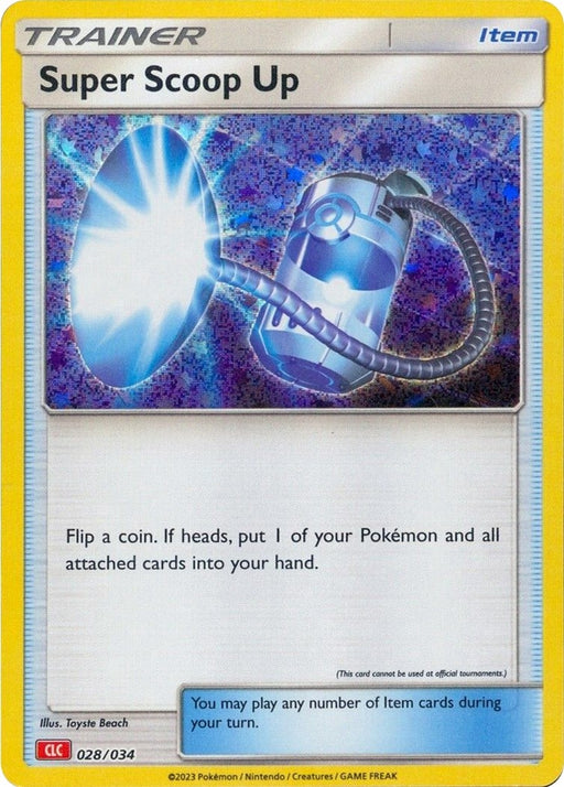 Image for Super Scoop Up (028/034) (Holofoil) [Trading Card Game Classic] - Pokemon