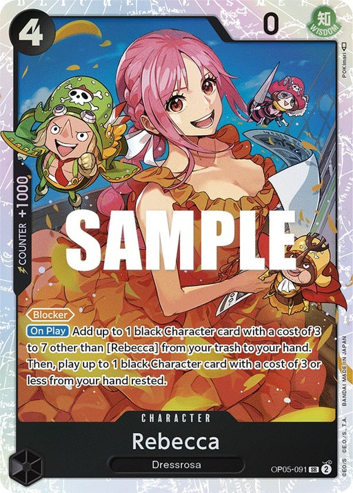 Image for Rebecca (OP05-091) (Foil) [Awakening of the New Era] - One Piece Card Game