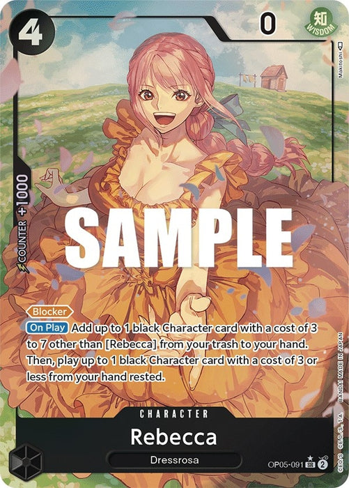 Image for Rebecca (Alternate Art) (OP05-091) (Foil) [Awakening of the New Era] - One Piece Card Game