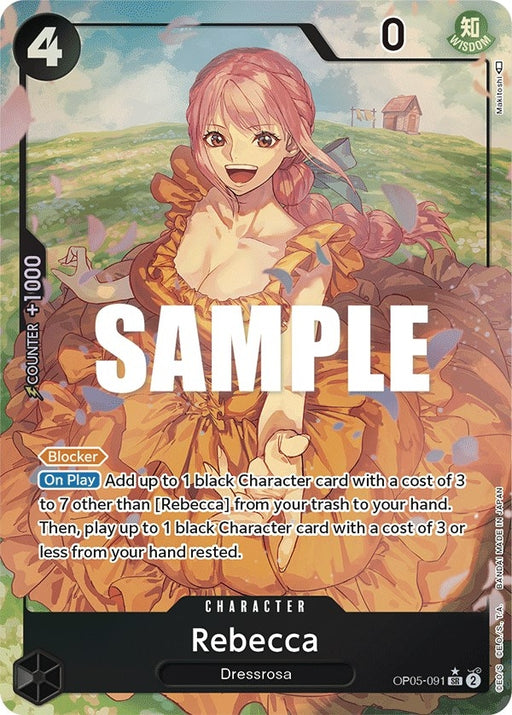 Image for Rebecca (Alternate Art) (OP05-091) (Foil) [Awakening of the New Era] - One Piece Card Game