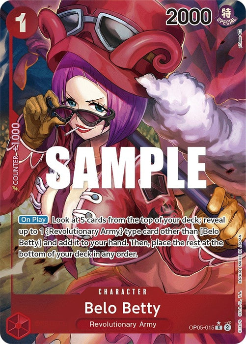 Image for Belo Betty (015) (Alternate Art) (OP05-015) (Foil) [Awakening of the New Era] - One Piece Card Game