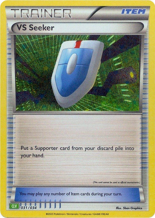 Image for VS Seeker (CLV) (031/034) (Holofoil) [Trading Card Game Classic] - Pokemon