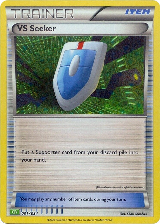 Image for VS Seeker (CLV) (031/034) (Holofoil) [Trading Card Game Classic] - Pokemon