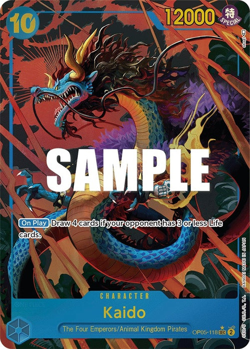Image for Kaido (118) (Alternate Art) (OP05-118) (Foil) [Awakening of the New Era] - One Piece Card Game