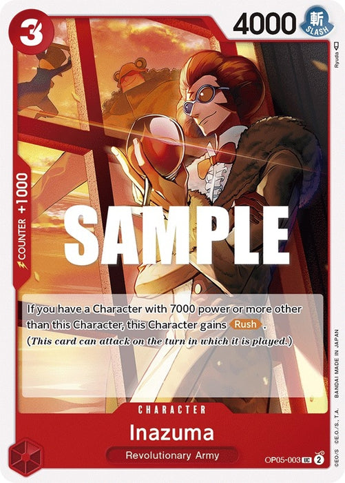 Image for Inazuma (OP05-003) [Awakening of the New Era] - One Piece Card Game