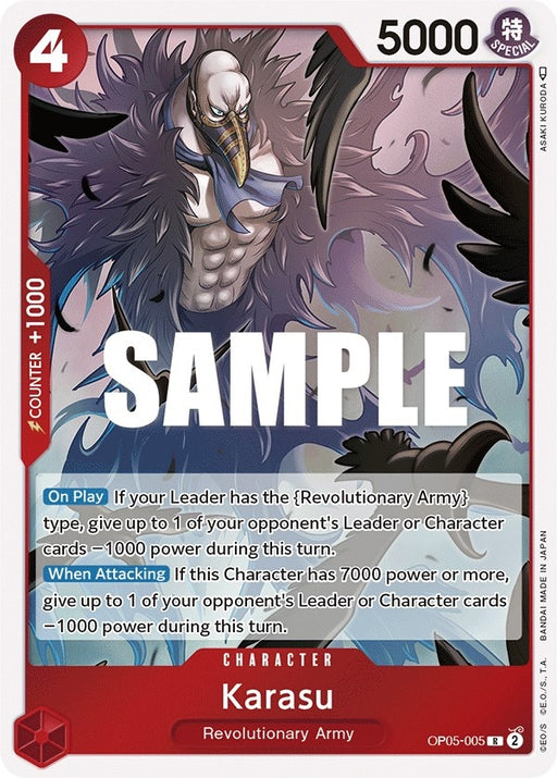 Image for Karasu (OP05-005) (Foil) [Awakening of the New Era] - One Piece Card Game